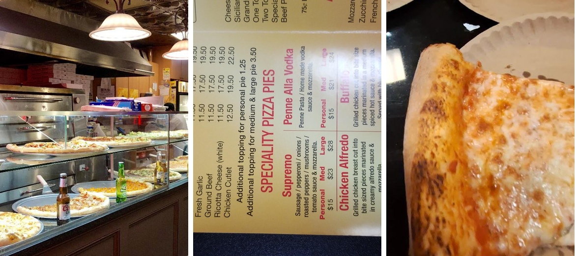 La Rondine Pizza Menu
